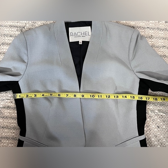 RACHEL‎ ROY Gray and black crop blazer size 4 - Picture 11 of 12